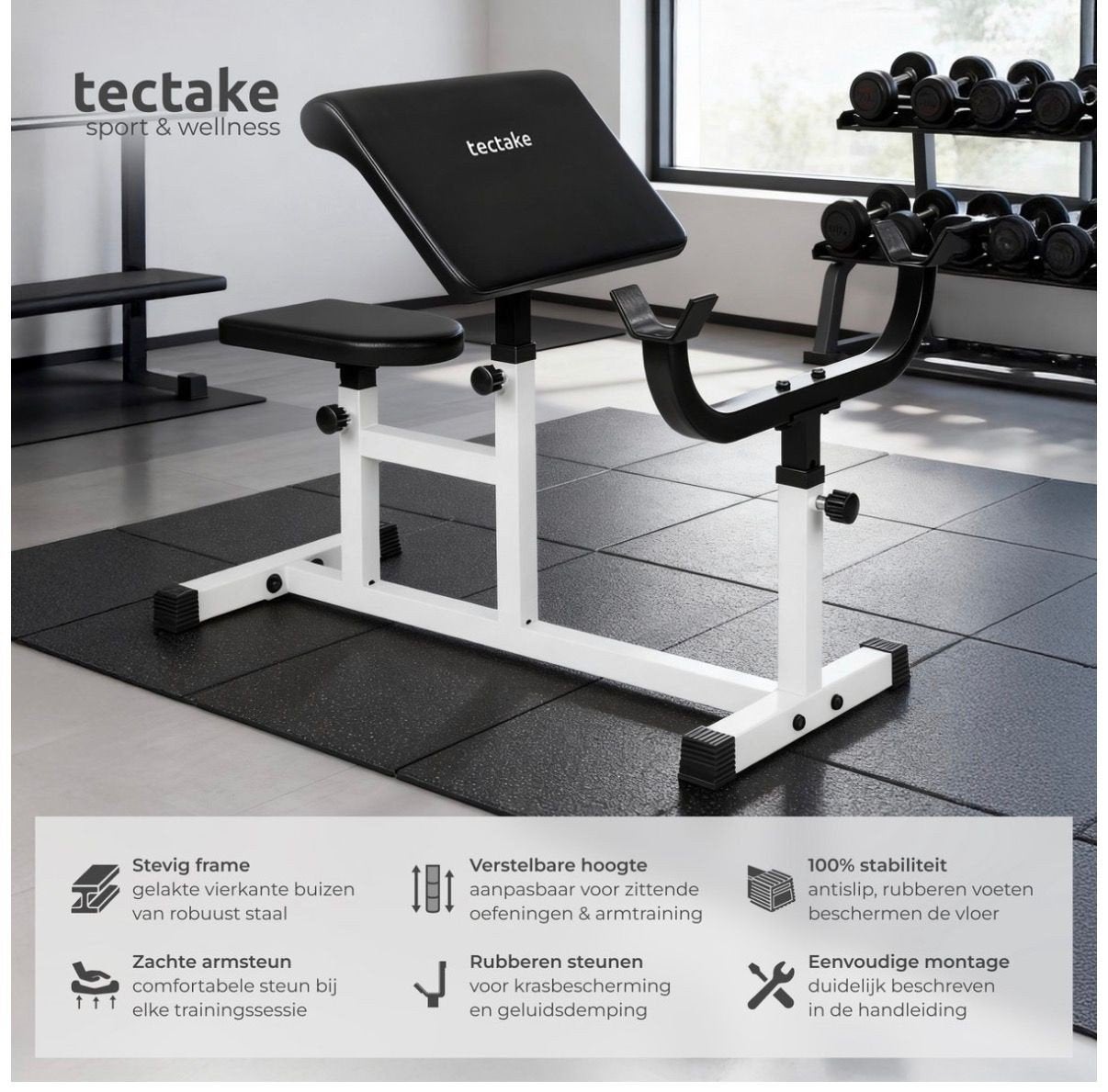 Complete set voor krachttraining, Sport en Fitness, Fitnessmaterialen, Ophalen of Verzenden, Zo goed als nieuw, Rug, Halterset