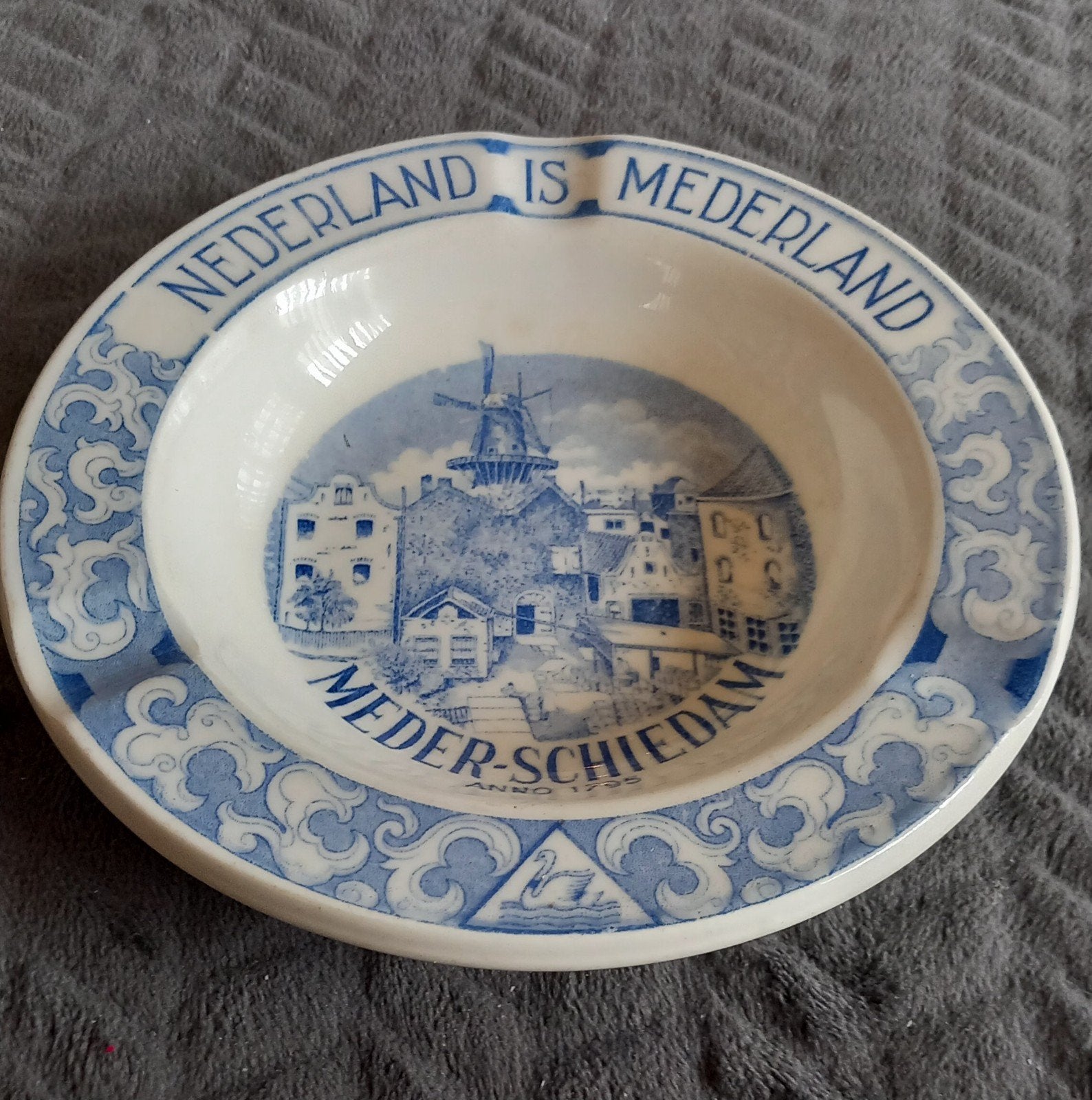Iconische Vintage Delfts Blauw Meder Jenever Royal Sphinx, Ophalen of Verzenden, Nieuw, Gebruiksvoorwerp