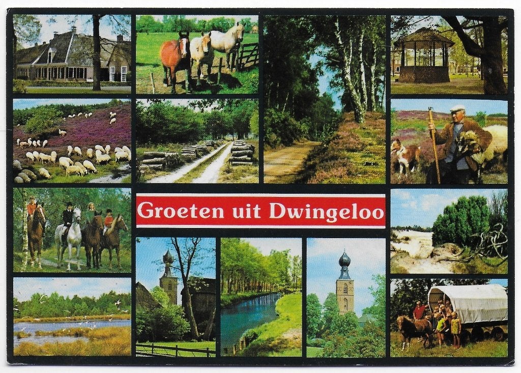 Dwingeloo Gelopen Ansichtkaart ( B6164 ), Ophalen of Verzenden, 1980 tot heden, Gelopen