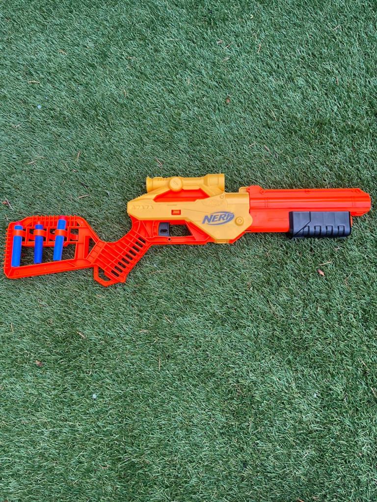 Nerf Sniper met vizier en pijltjes, Ophalen of Verzenden, Gebruikt, Jongen of Meisje