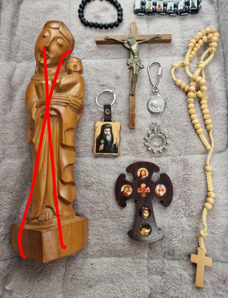 Diverse Religieuze Items: Beeld, Kruisbeelden, Rozenkrans, Ophalen of Verzenden