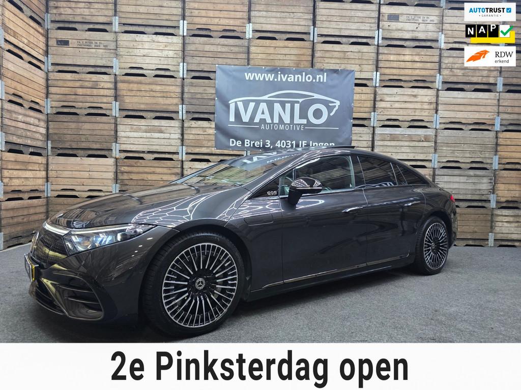 Mercedes-Benz EQS 580 4MATIC AMG Line 108 kWh Hyper B&O Pano, Auto's, Mercedes-Benz, Automaat, Gebruikt, 4 stoelen, 137 €/maand