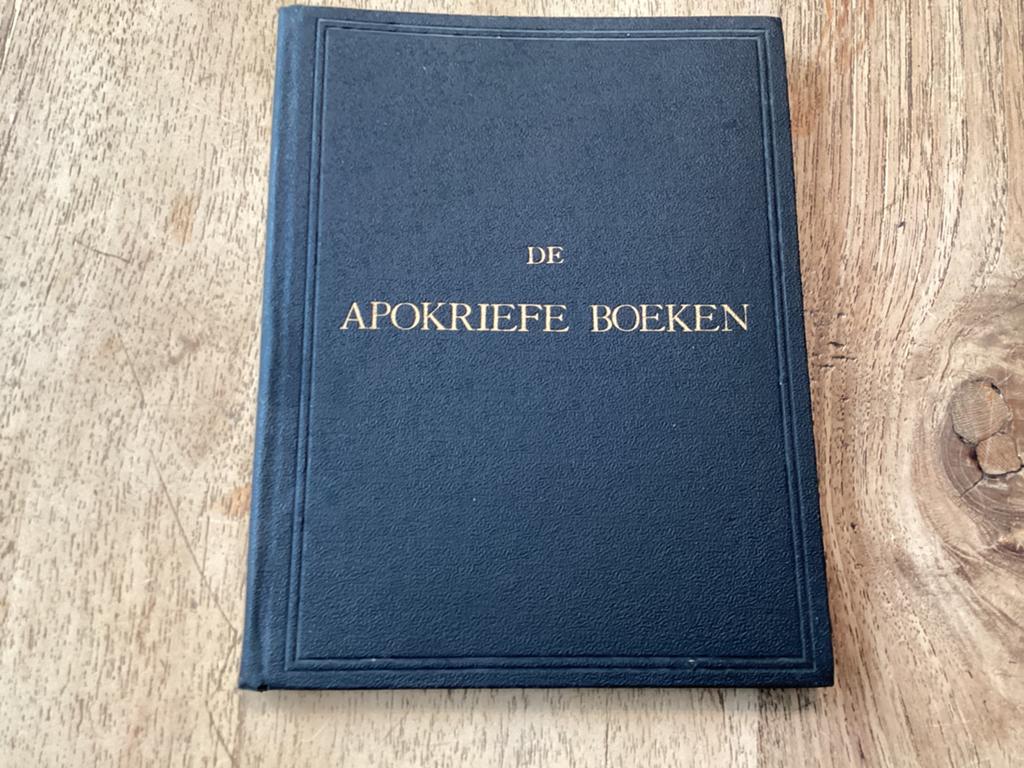 De Apokriefe Boeken - Oude Bijbeluitgave, Antiek en Kunst, Antiek | Boeken en Bijbels, Ophalen of Verzenden