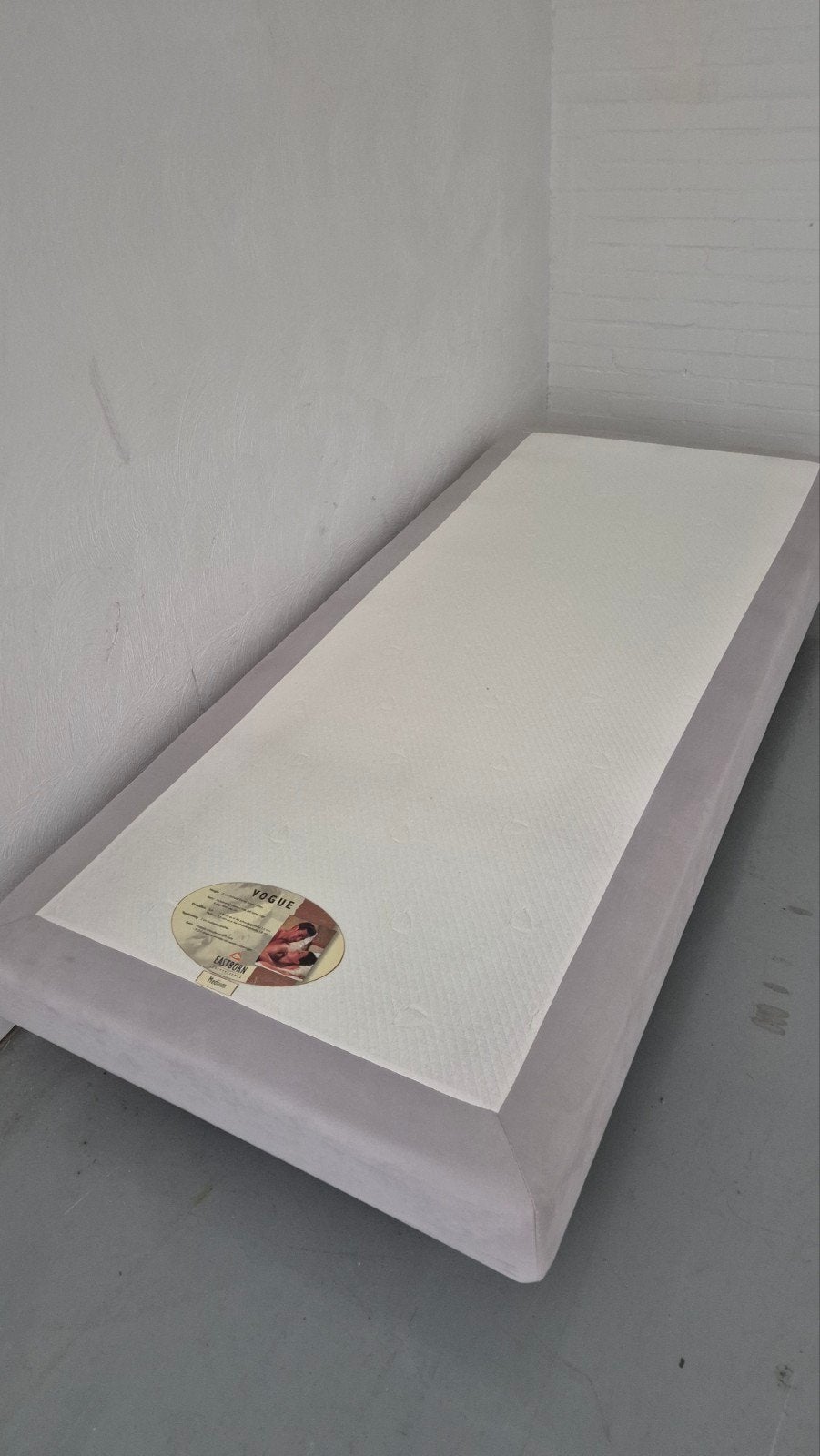 Eastborn Vogue eenpersoons boxspring met matras, Ophalen, Gebruikt, 90 cm, Eenpersoons