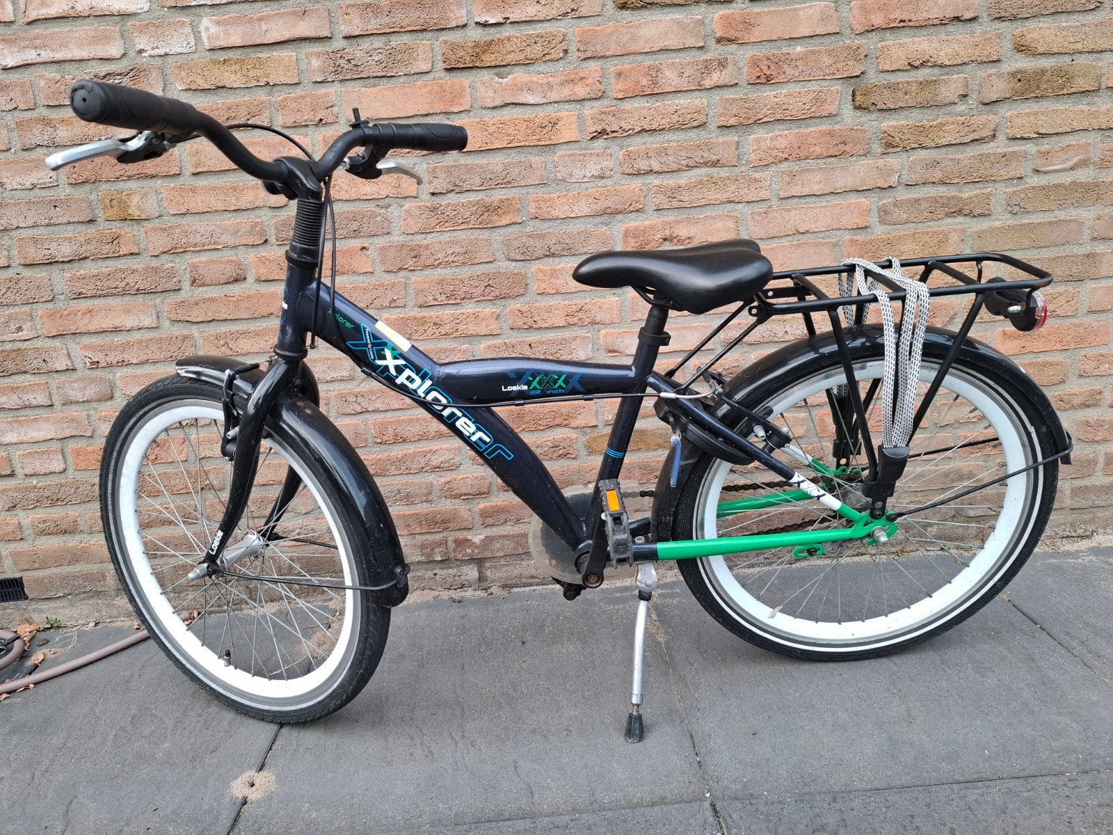gebruikte jongensfiets  22 inch, Ophalen, Gebruikt, 22 inch
