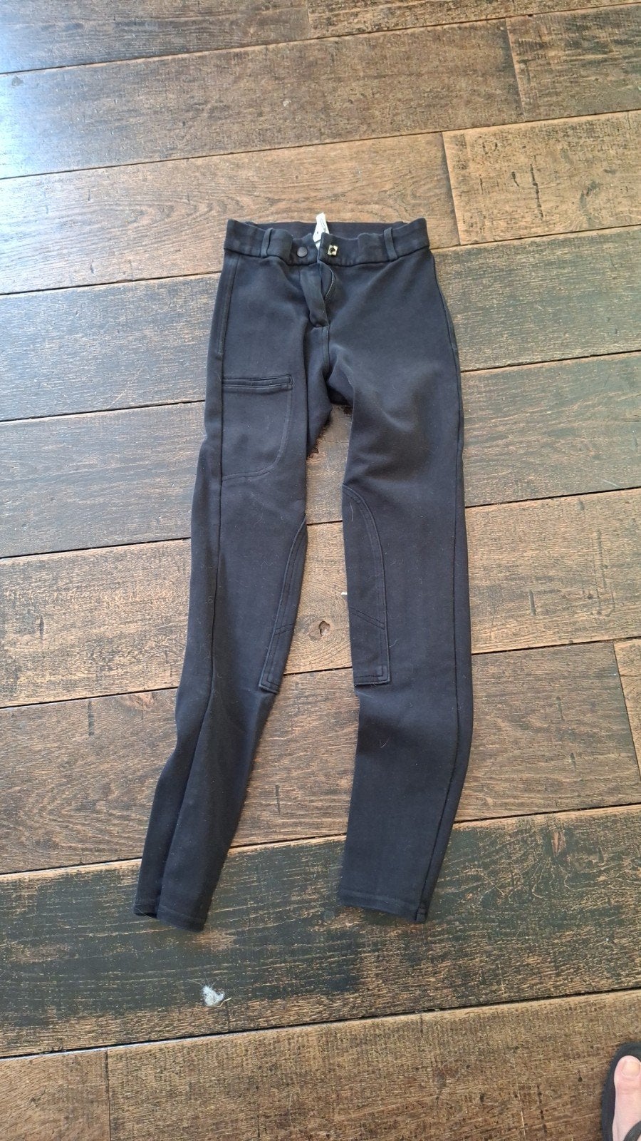 Paardrijbroek zwart xs, Gebruikt, Kinderen, Dressuur, Onderkleding