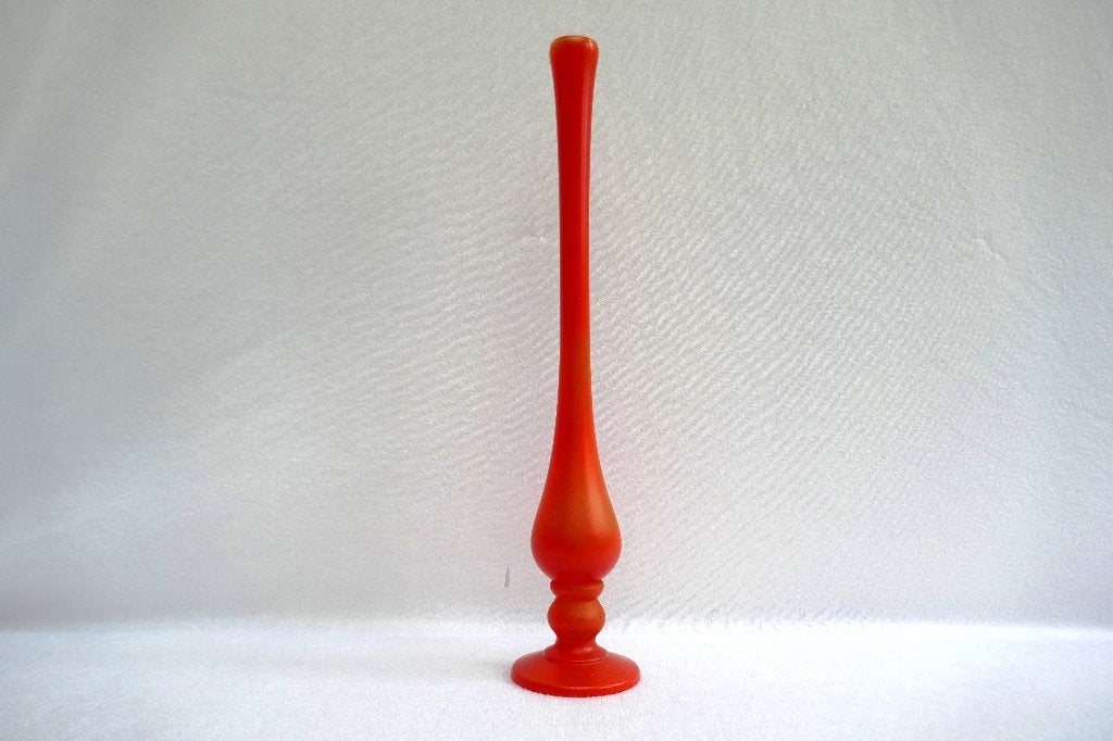 empoli - solifleur (34cm.) - jaren 60/70 Italië, Glas, Verzenden, Oranje, Vaas