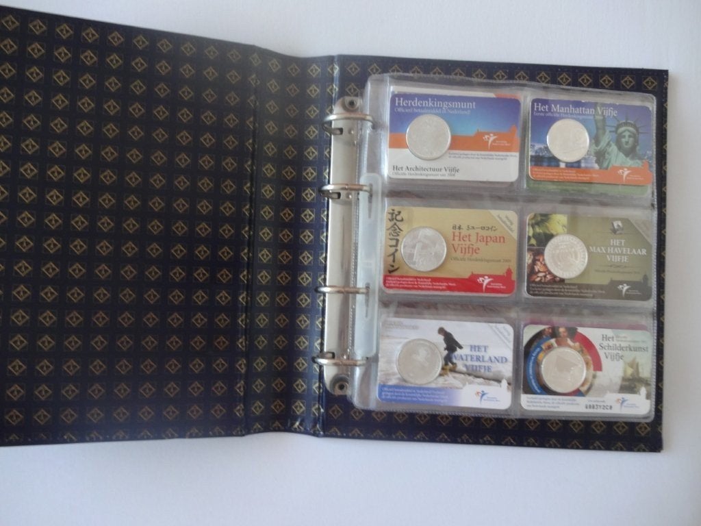 Serie coincards 5 en 10 euro UNC, Ophalen of Verzenden, Nederland, Munten