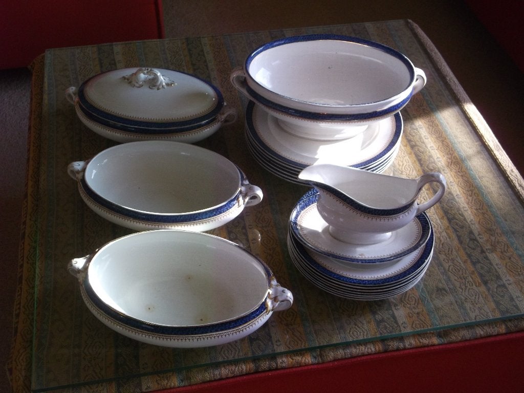 19 delen van Booths Silicon China England servies, Antiek en Kunst, Ophalen of Verzenden