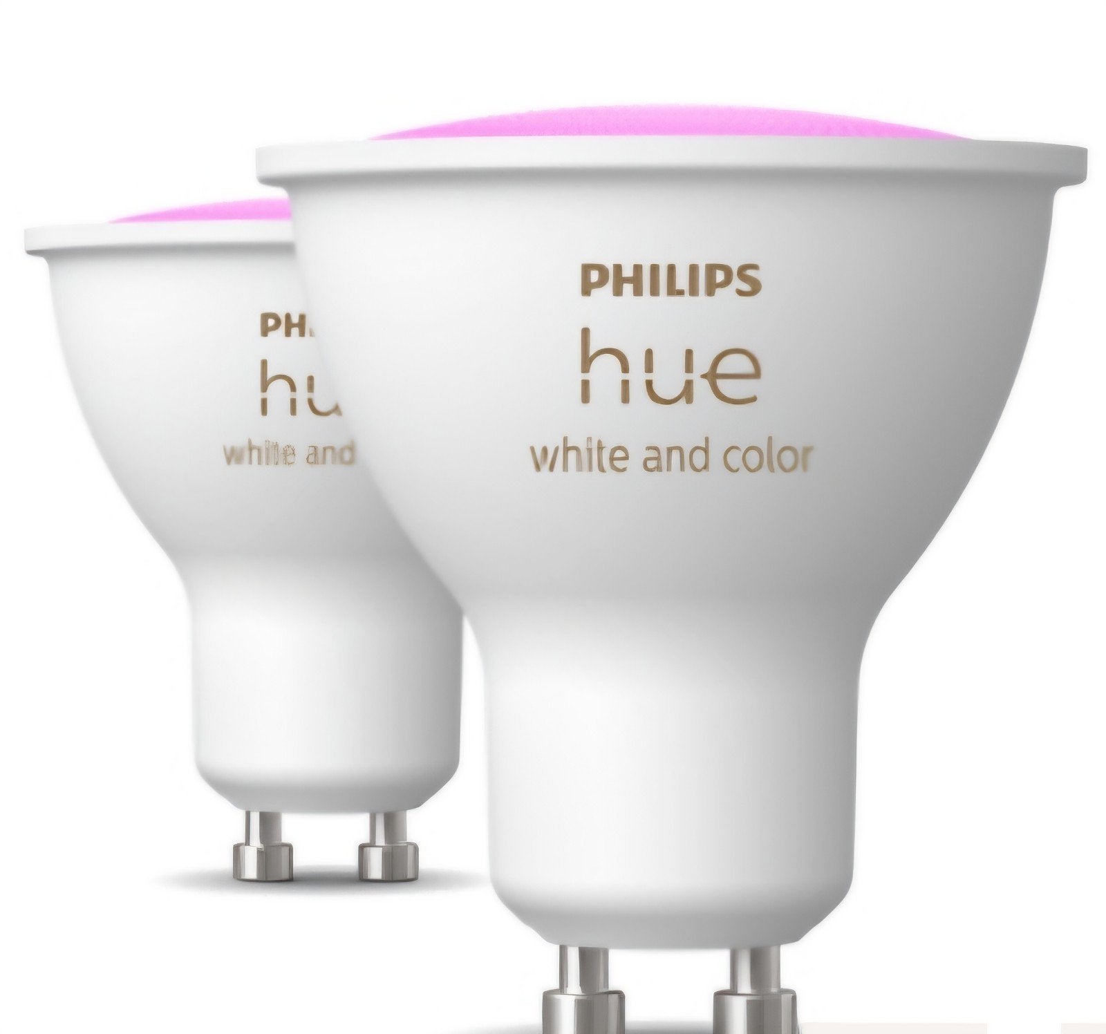 Philips Hue White and Color GU10 Smart LED Lampen 2 stuks., GU10, Ophalen of Verzenden, Zo goed als nieuw, Smart lamp