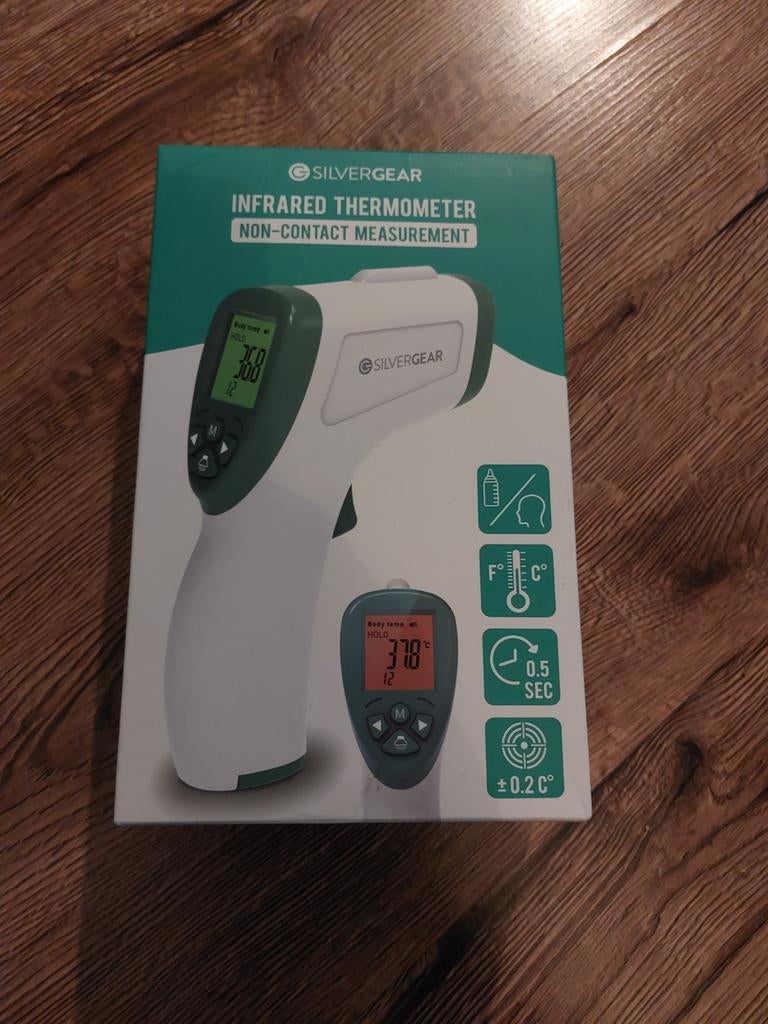 Silvergear Infrarood Thermometer, Huis en Inrichting, Woonaccessoires | Thermometers, Ophalen of Verzenden