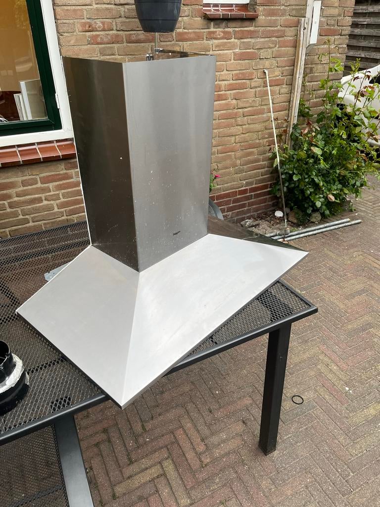 Pelgrim MSK975RVS/P01 90cm afzuigkap - RVS, Witgoed en Apparatuur, Afzuigkappen, Ophalen, Zo goed als nieuw, Vrijstaand, Motor