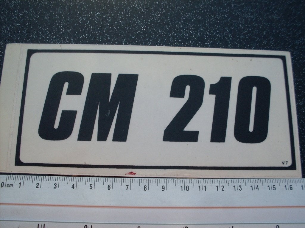 ruit sticker CM 210 logo, Verzenden, Zo goed als nieuw, Merk