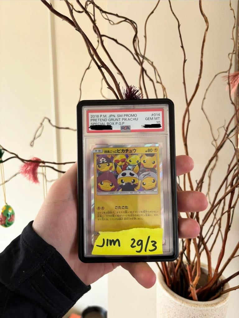 Pretend Grunts Pikachu PSA10, Ophalen, Nieuw