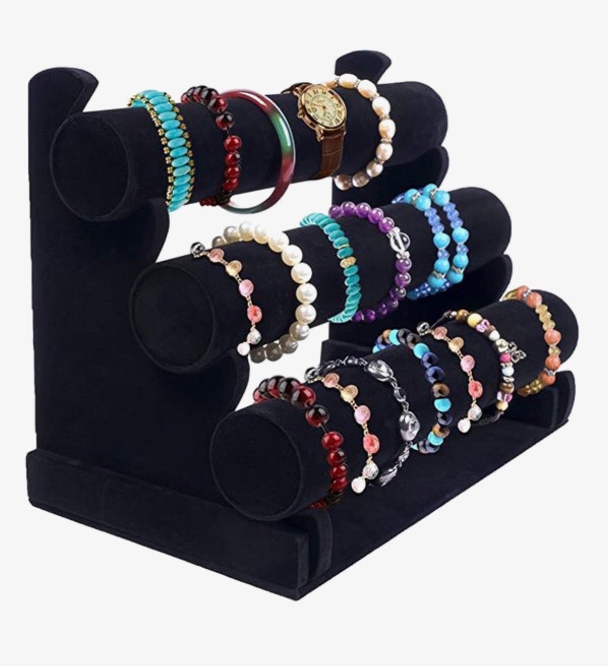 Zwart Fluweel Sieraden Display Stand Houder, Ophalen of Verzenden, Nieuw