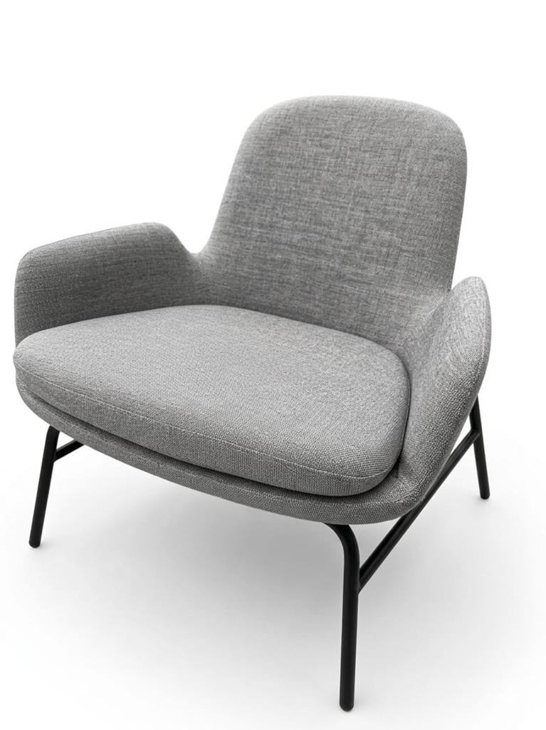 Normann Copenhagen Era Lounge Chair - Grijs, Huis en Inrichting, Stoelen, Modern, Scandinavisch design, Ophalen of Verzenden, Zo goed als nieuw