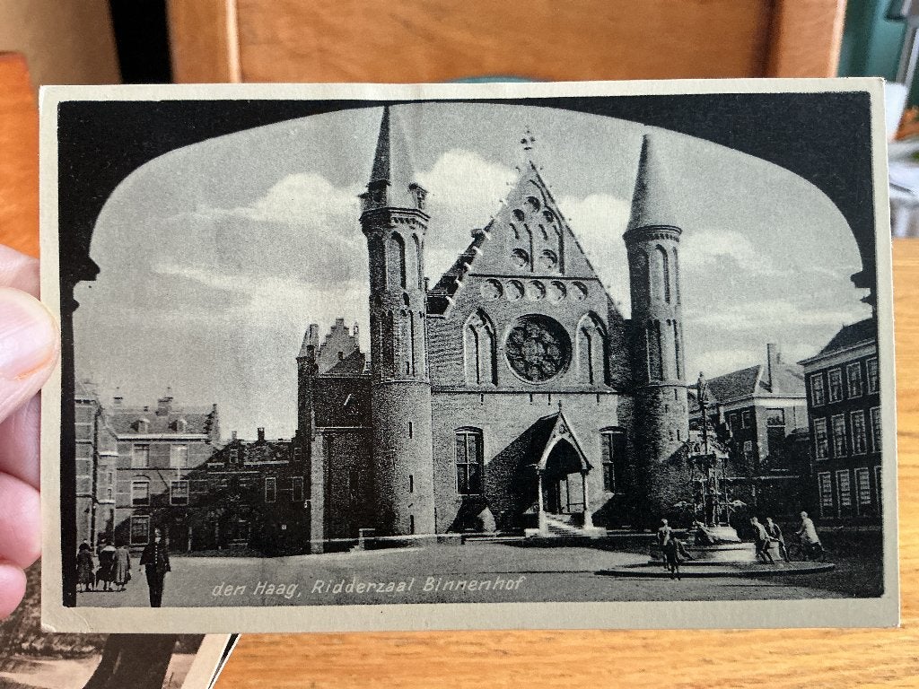 Den Haag Ridderzaal binnenhof, Verzenden, 1940 tot 1960, Gelopen, Zuid-Holland