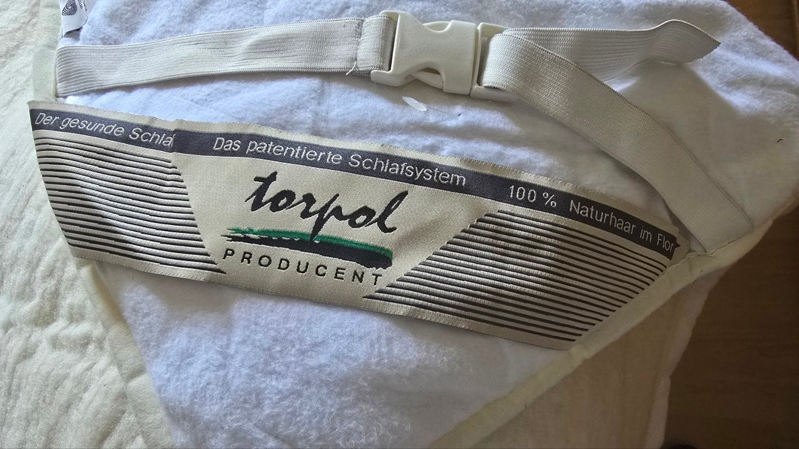 Wollen onderdeken van Torpol., Huis en Inrichting, Slaapkamer | Beddengoed, Ophalen of Verzenden, Zo goed als nieuw, Twijfelaar