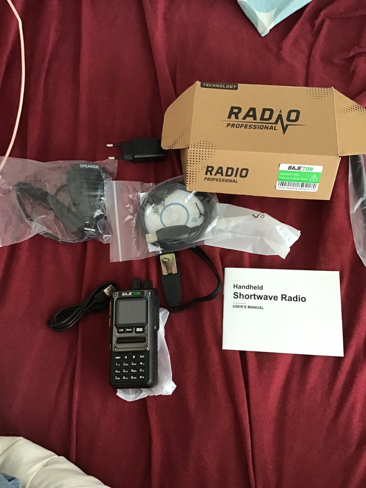 Bajeton BJ-7800 nieuw met toebehorende., Ophalen, Nieuw, 5 tot 15 km, Portofoon of Walkie-talkie