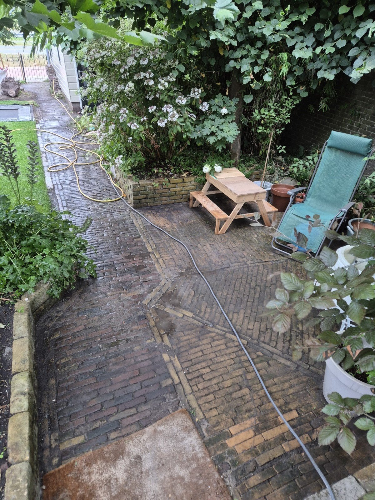 Gebruikte waaltjes - ca. 25 m² - zelf uithalen, Tuin en Terras, Ophalen, Gebruikt, Klinkers, 10 m² of meer