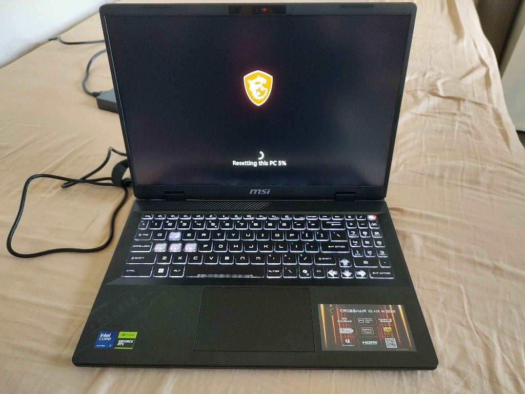 MSI Crosshair 16 HX AI D2XWGKG-005NL Gaming Laptop, Computers en Software, Qwerty, Intel Core Ultra, Ophalen of Verzenden, Zo goed als nieuw