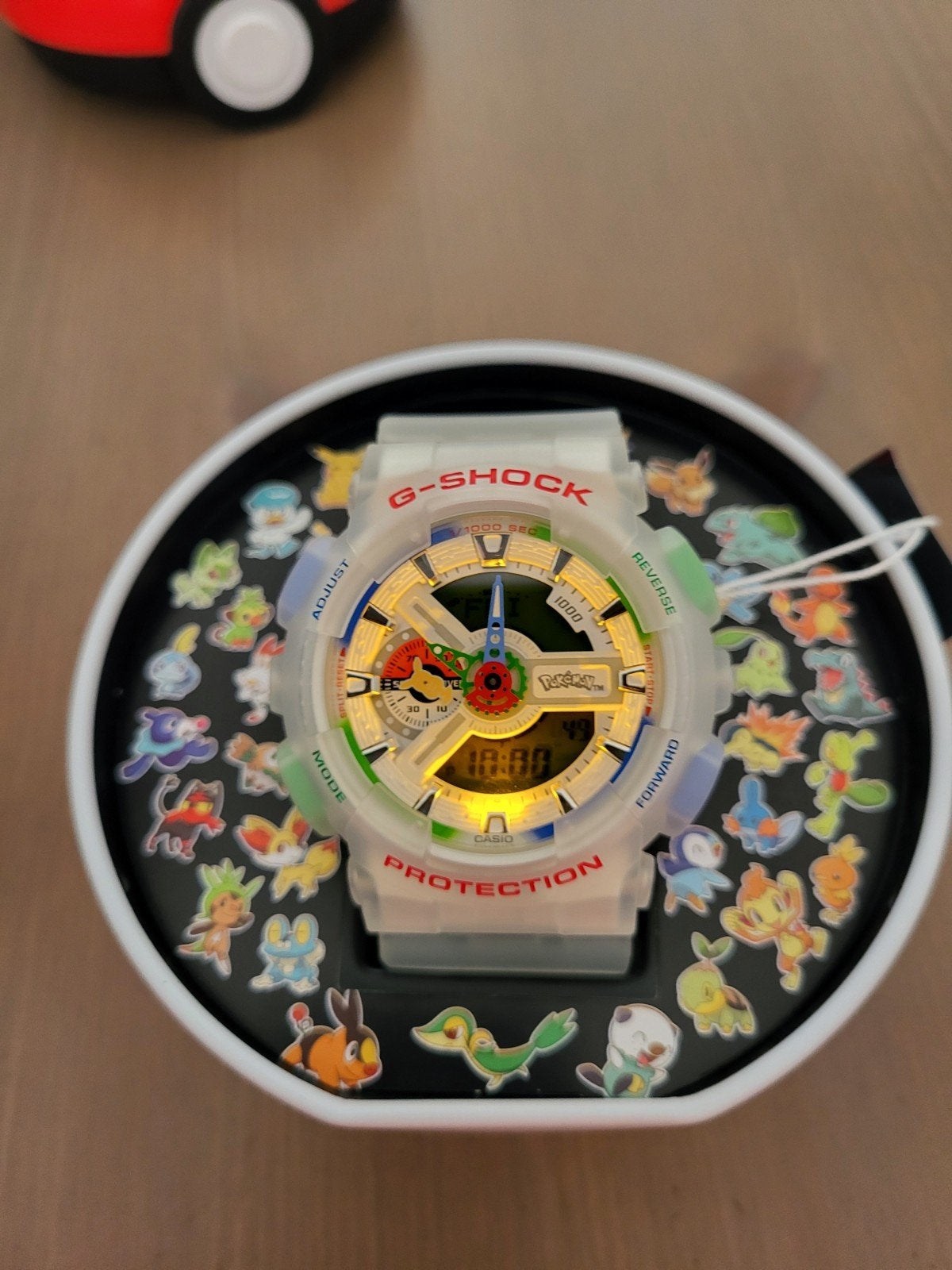 Casio G-shock Pokemon GA-110PKM-7A limited, Casio, Kunststof, Polshorloge, Nieuw