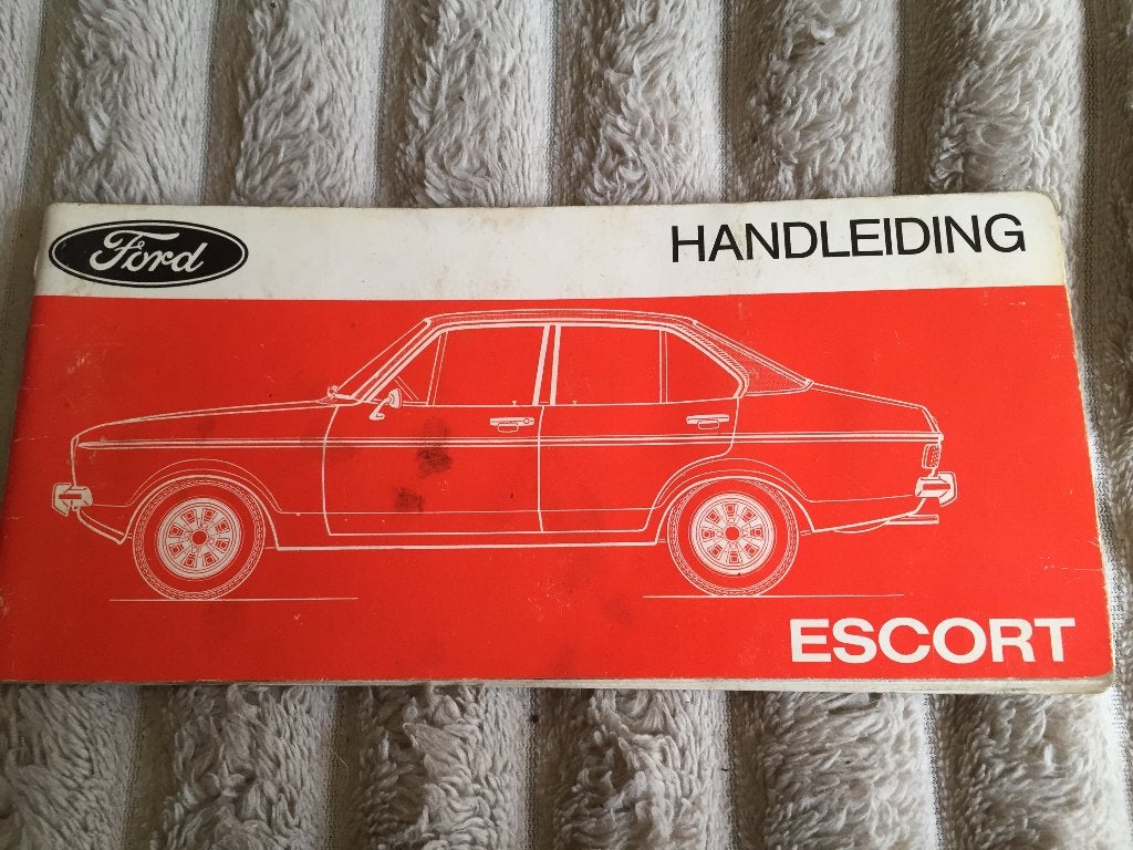 Instructieboekje Ford Escort MK2 1975, Ophalen