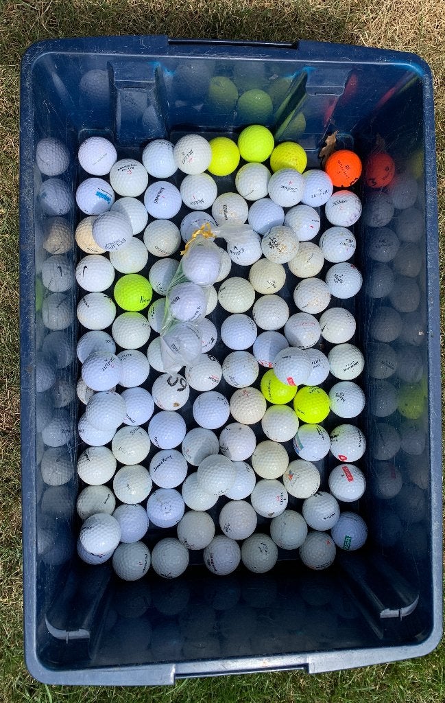 100 stuks golfballen, Ophalen, Zo goed als nieuw, Bal(len), Overige merken