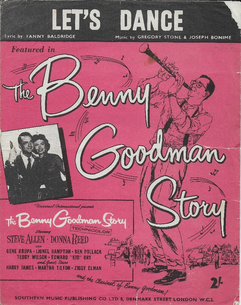 Mu146 bladmuziek let's dance the benny goodman story, Ophalen of Verzenden, Gebruikt, Artiest of Componist, Populair