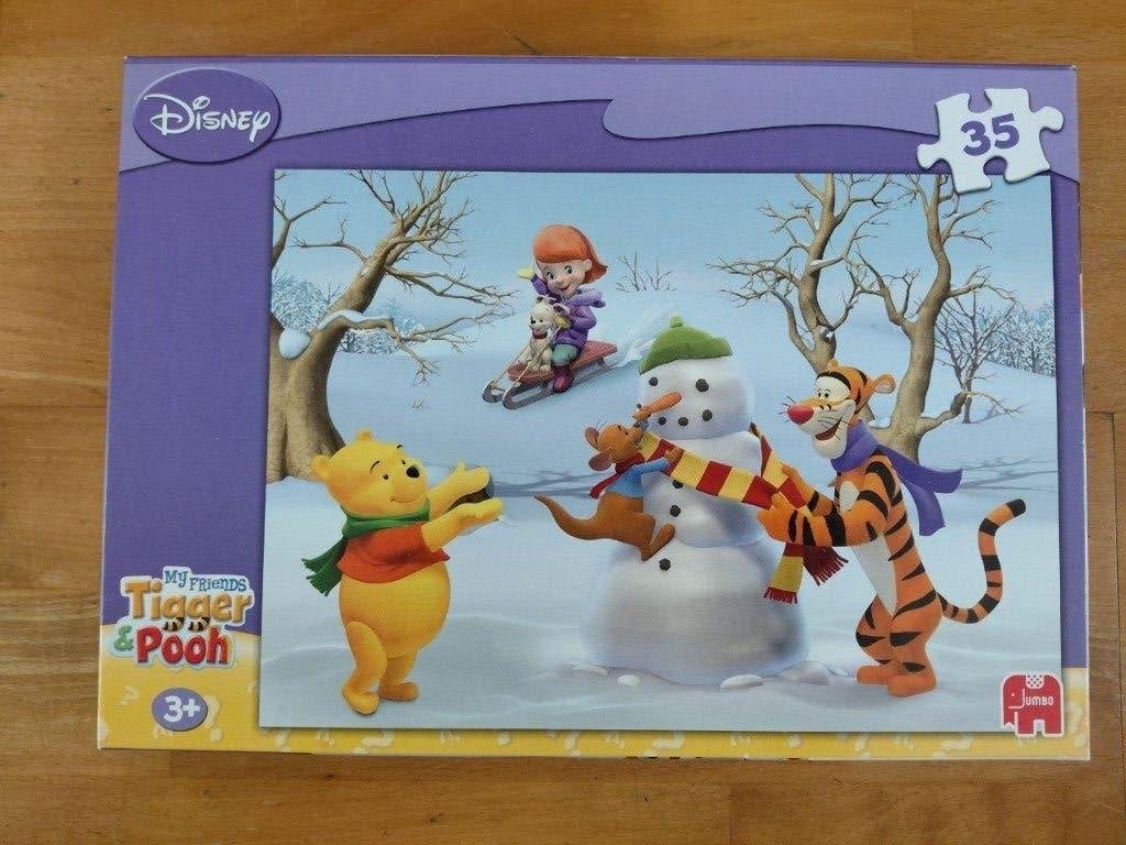 Kinder puzzel Winnie de Pooh, Ophalen of Verzenden, 10 tot 50 stukjes, Gebruikt, 2 tot 4 jaar