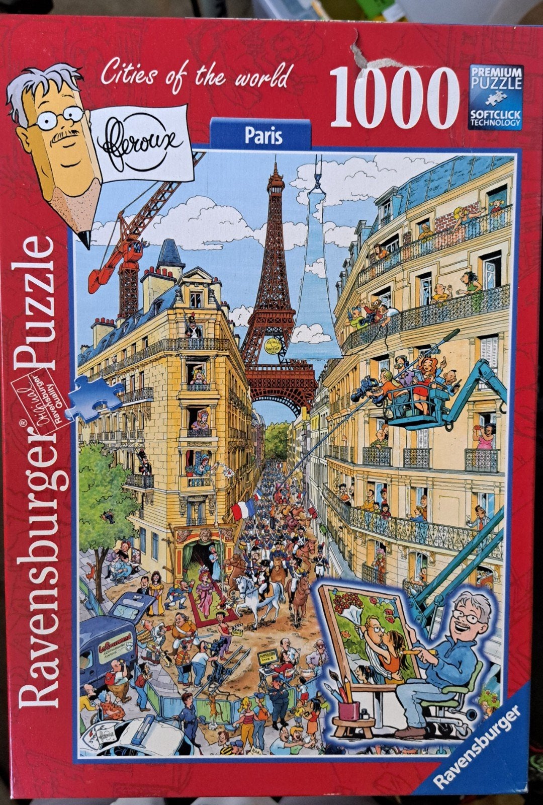 Ravensburger puzzel 1000 stukjes, Ophalen, 500 t/m 1500 stukjes, Zo goed als nieuw