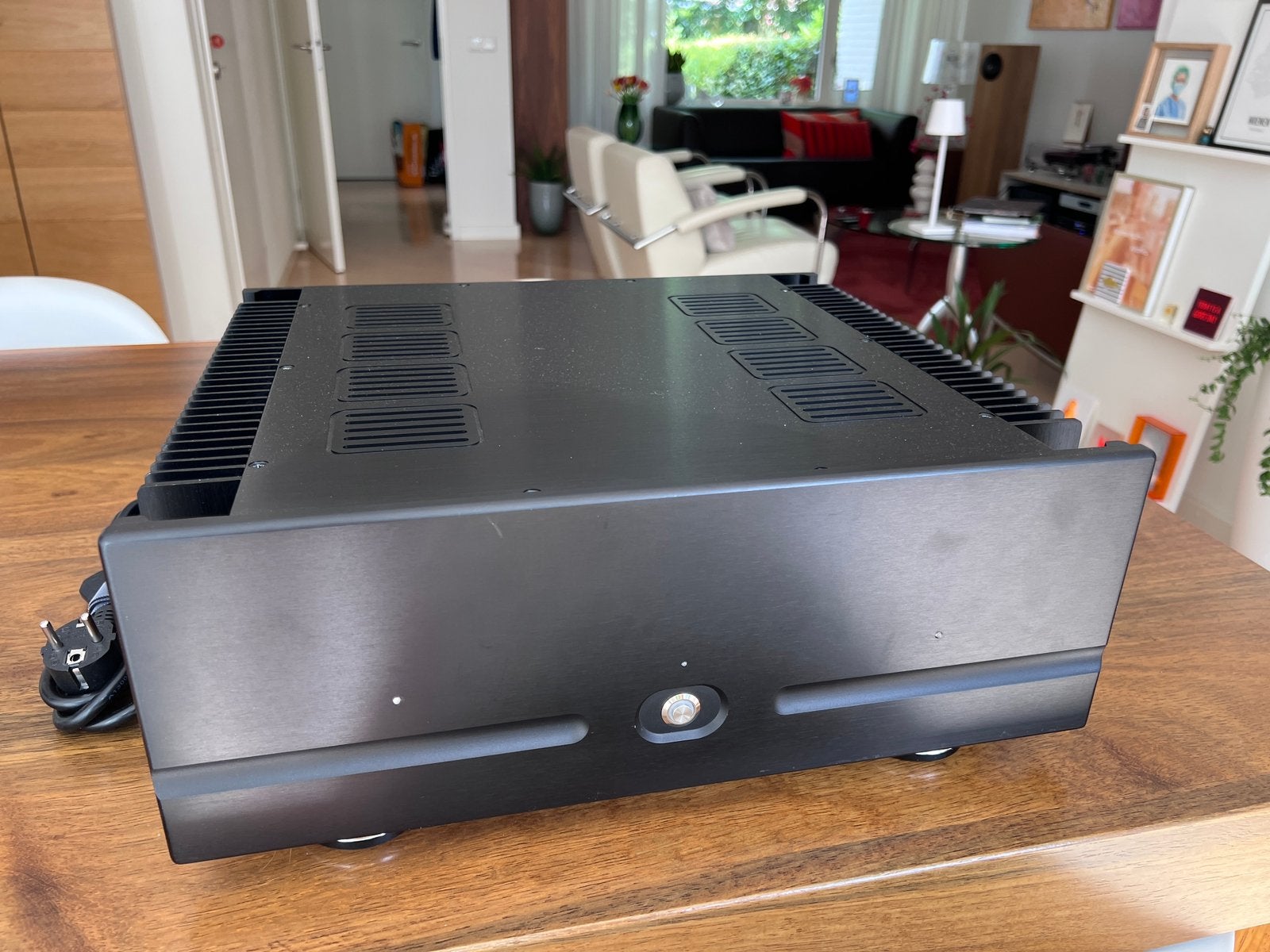 Trimodal eindversterker van Douglas Self, Audio, Tv en Foto, Versterkers en Receivers, Ophalen, Zo goed als nieuw, 120 watt of meer