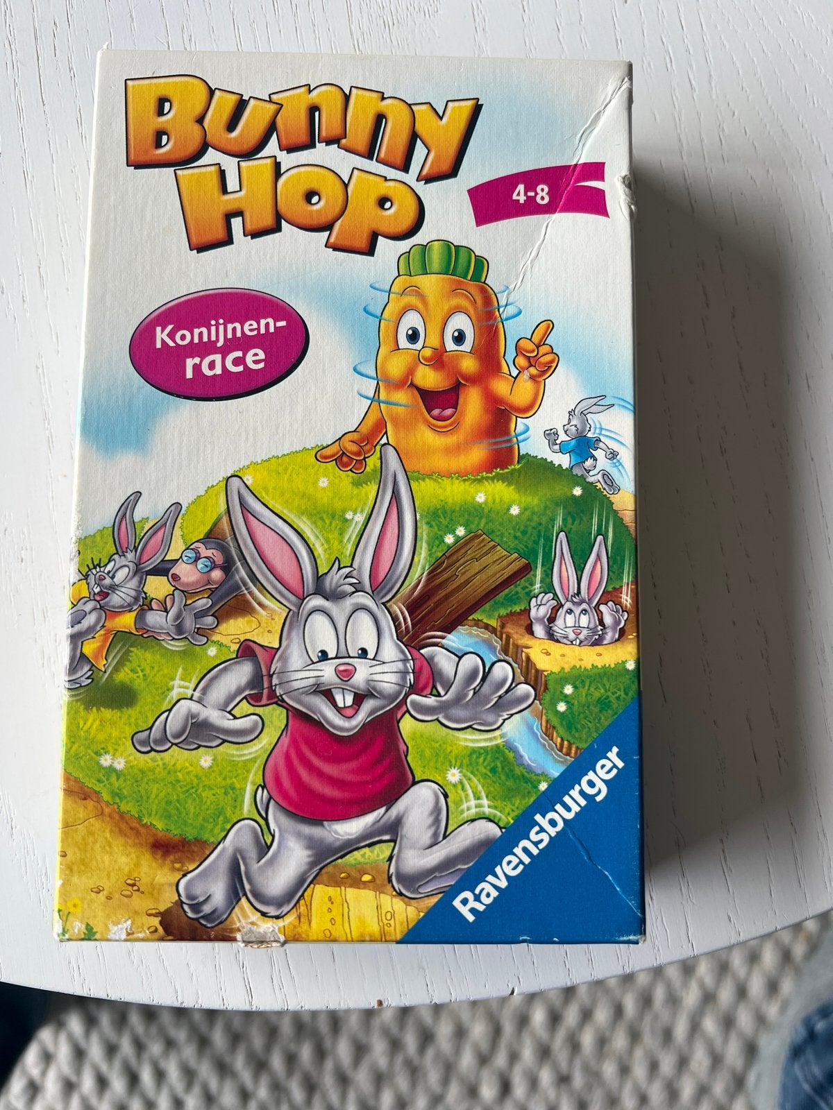 Bunny Hop Konijnenrace Bordspel Ravensburger 4-8 jaar, Drie of vier spelers, Ophalen of Verzenden, Gebruikt