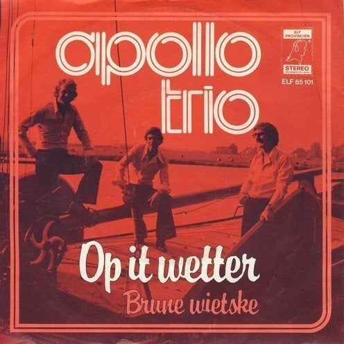 Ruil of koop Apollo Trio "Op it Wetter" (1977), Cd's en Dvd's, Gebruikt, 7 inch, Nederlandstalig, Fotohoes
