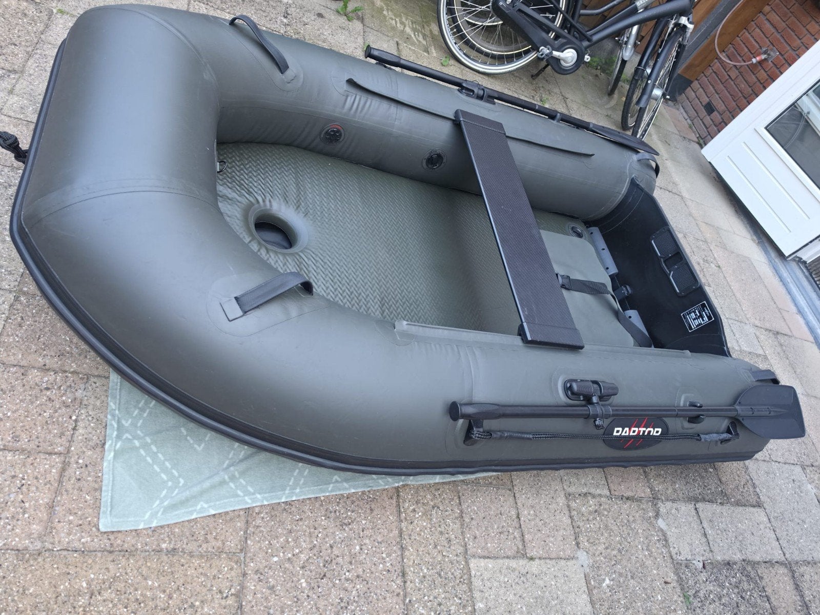 Te koop raptor boot 230 Fast/wide groen, Ophalen, Nieuw, Complete set