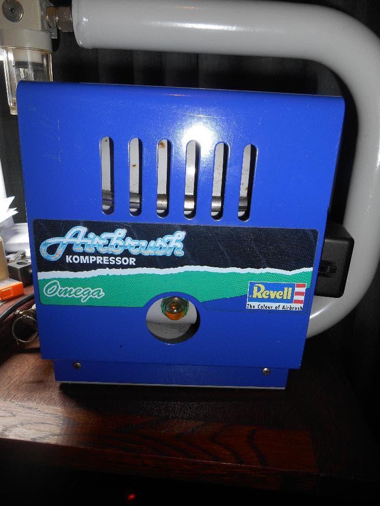 airbrush set compleet, Ophalen of Verzenden, Zo goed als nieuw, Airbrush en Toebehoren