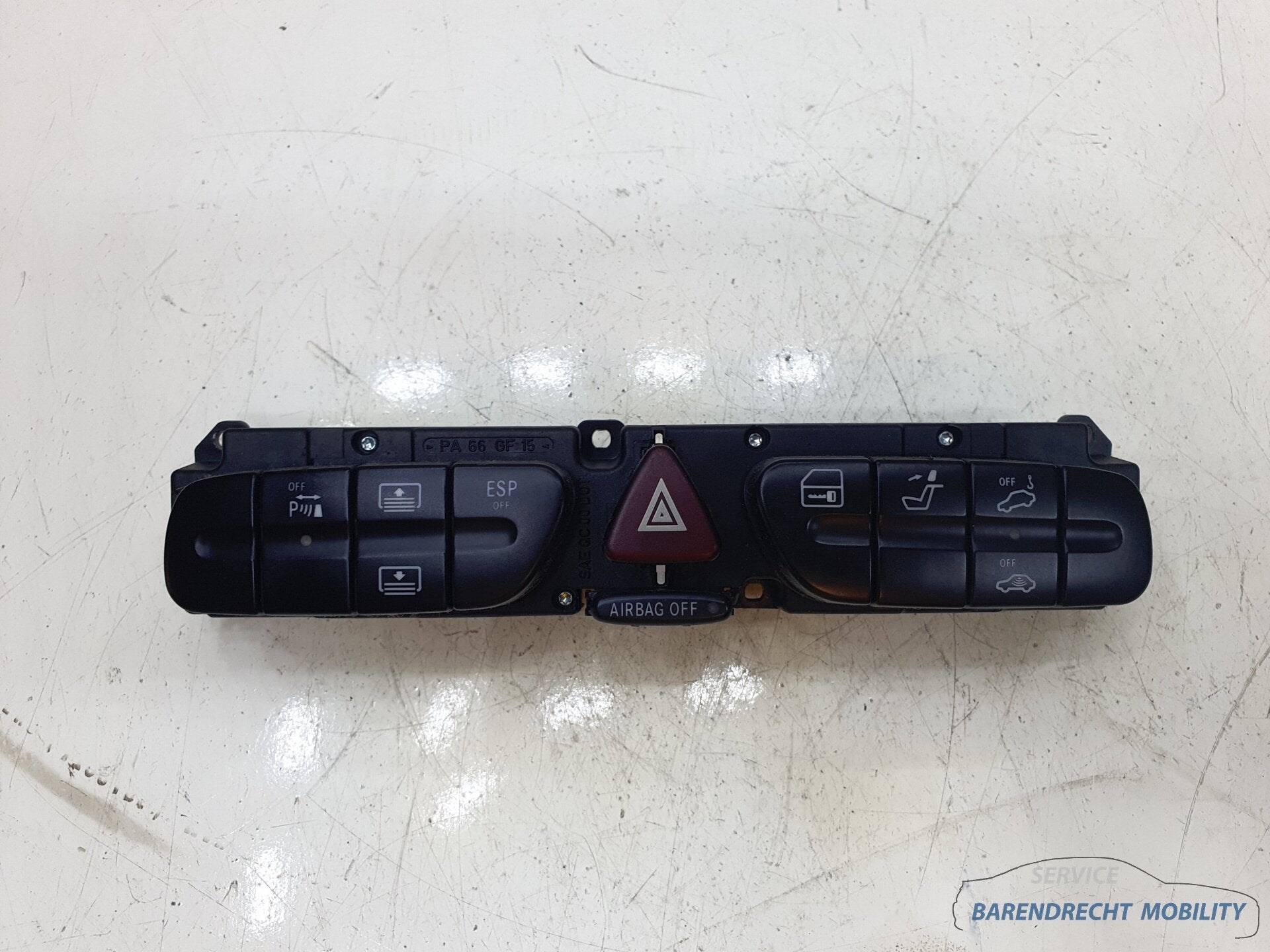 Mercedes CLK W209 A209 C209 knoppenbalk dashboard A203821655, Auto-onderdelen, Dashboard en Schakelaars, Gebruikt, Mercedes-Benz AG