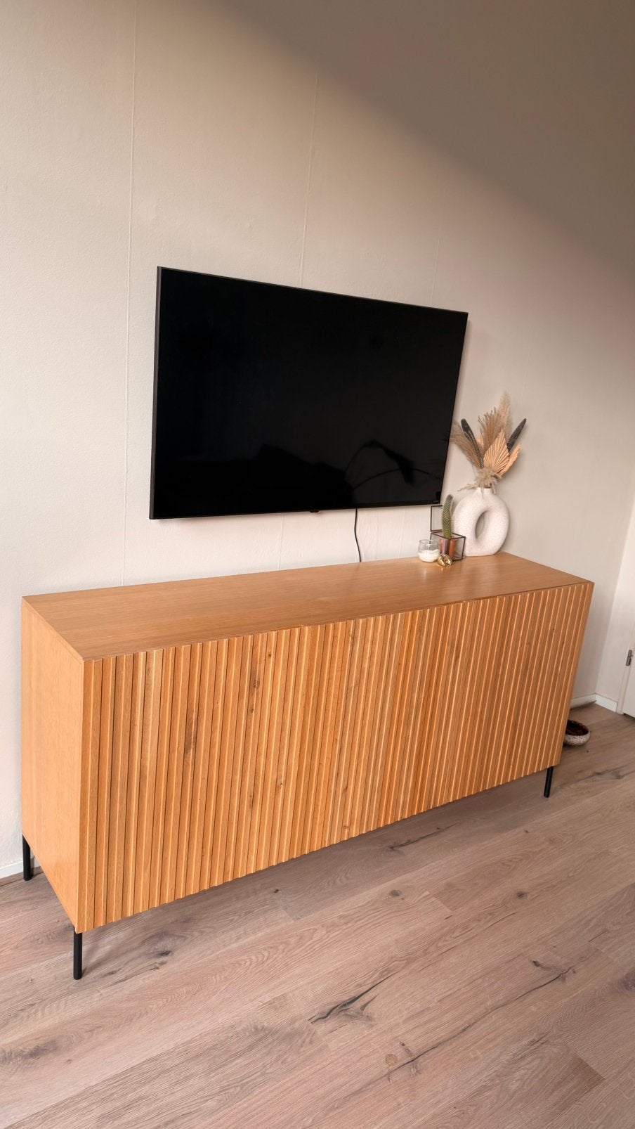 Woood dressoir, Huis en Inrichting, Kasten | Dressoirs, Ophalen, Zo goed als nieuw, 25 tot 50 cm