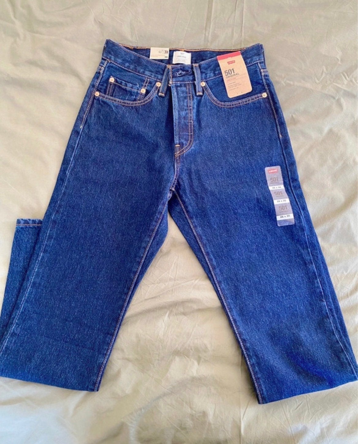 Nieuwe Levi's 501 Original Jeans - W26 L30, Kleding | Dames, Ophalen of Verzenden, Nieuw, Blauw, W27 (confectie 34) of kleiner