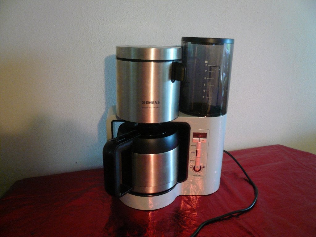 Siemens thermoskan koffiezet apparaat, Afneembaar waterreservoir, Koffiemachine, Gemalen koffie, Ophalen of Verzenden
