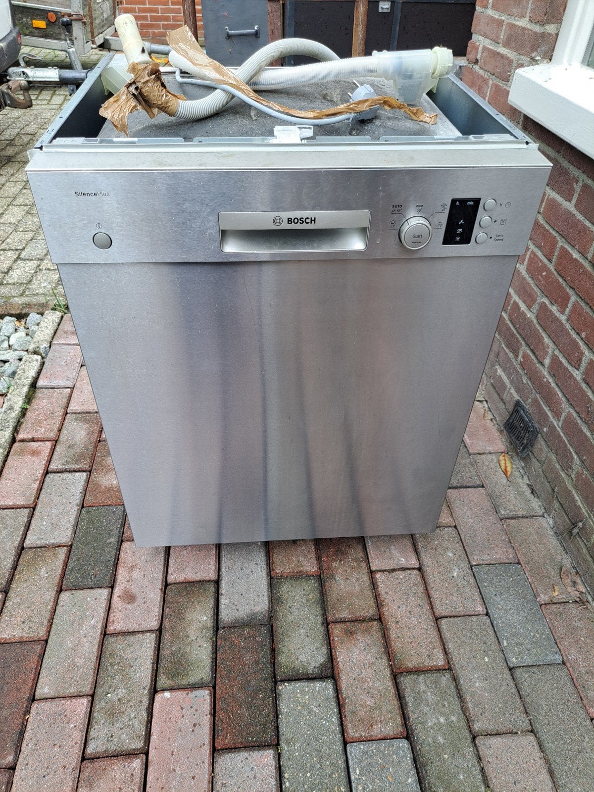Bosch SilencePlus  Vaatwasser RVS, Witgoed en Apparatuur, Vaatwasmachines, Gebruikt, Minder dan 85 cm, Ophalen of Verzenden
