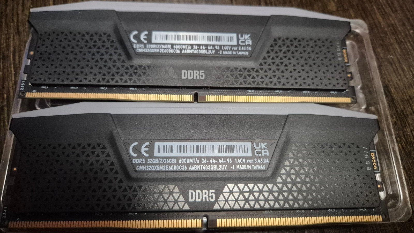 Corsair Vengeance RGB DDR5 RAM set 2x 16GB 6000Mhz, Computers en Software, 32 GB, Verzenden, Zo goed als nieuw, Desktop