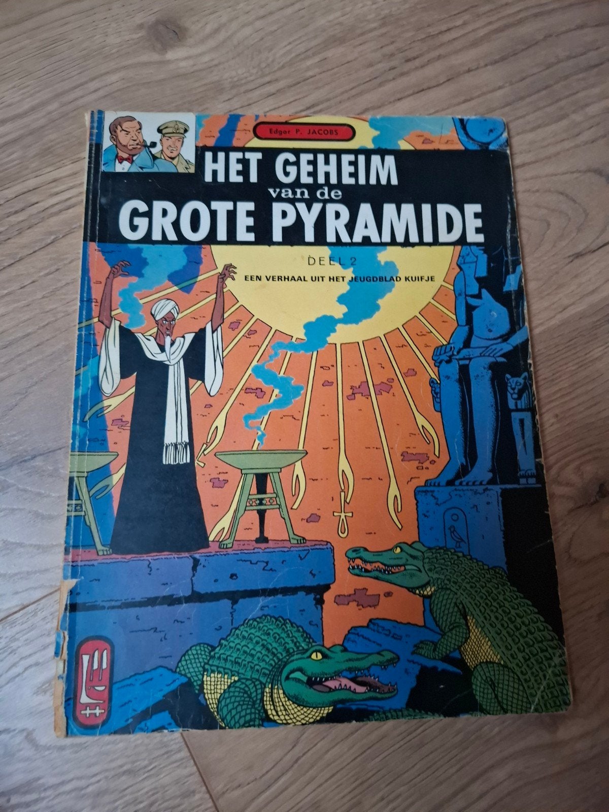 Het Geheim van de Grote Piramide Deel 2 - Edgar P. Jacobs, Eén stripboek, Ophalen of Verzenden, Gelezen, Edgar P. Jacobs