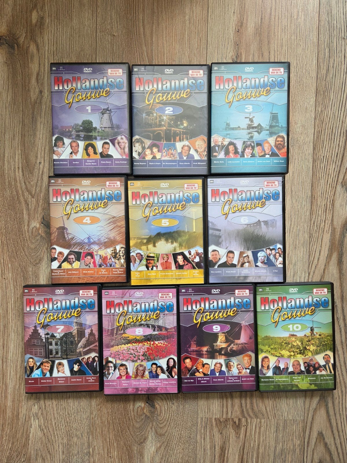 10 DVD's Hollandse Gouwe Piratenmuziek Collectie, Alle leeftijden, Ophalen of Verzenden, Gebruikt