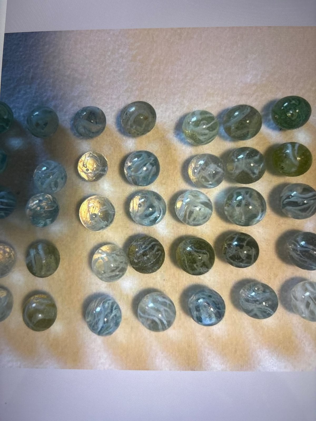 45 Antieke Knikkers (veiligheidsglas)Diverse Kleuren, Ophalen of Verzenden, Gebruikt