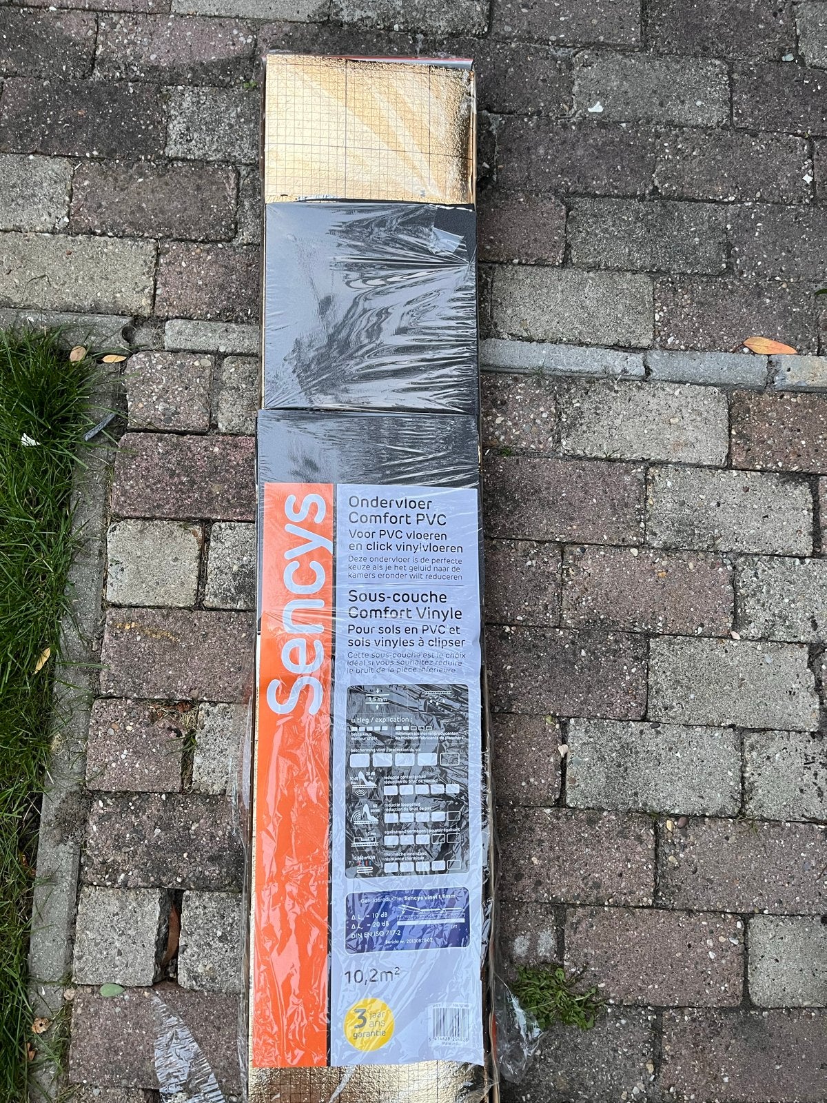 Vloerisolatie (Sencys Ondervloer Comfort PVC 8m²), Minder dan 4 cm, Overige materialen, Gebruikt, Vloerisolatie