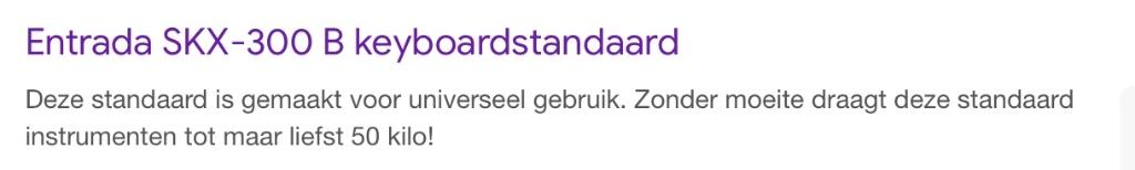 Keyboardstandaard, Muziek en Instrumenten, Ophalen, Zo goed als nieuw, Instrumentstandaard, Keyboard of Synthesizer