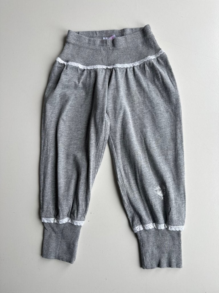 Grijze broek Mim Pi maat 128, Kinderen en Baby's, Broek, Meisje, Ophalen of Verzenden, Zo goed als nieuw