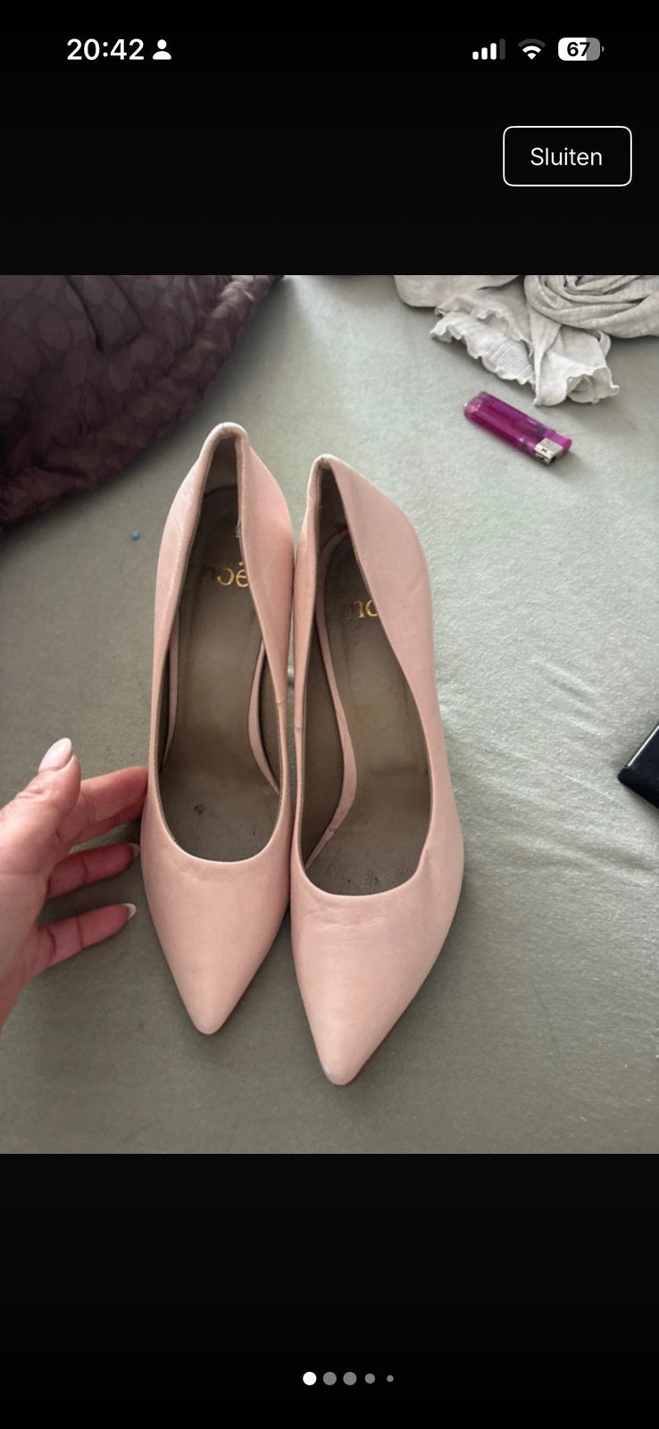 Leren pumps Noe antwerp 39, Ophalen of Verzenden, Zo goed als nieuw, Zwart