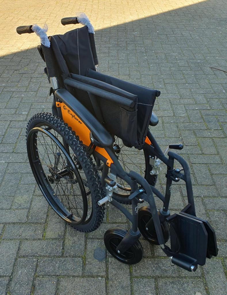 Lichtgewicht outdoor rolstoel Excel G-Explorer NIEUW, Diversen, Excel G-Explorer, Nieuw, Duwrolstoel, Inklapbaar